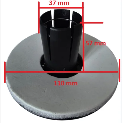 Bobin Kapağı SÜNGERLİ Çap=110 mm Uzun Boğaz H=57mm