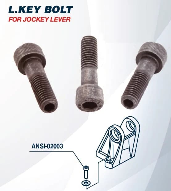 193- M8x33.5 Alüm Ayak Civatası - Özel